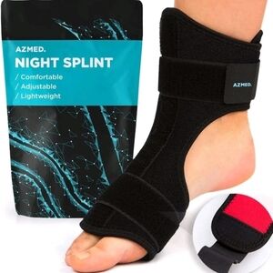 AZMED Night Splints for Plantar Fasciitis Support Adjustable Foot Brace for...